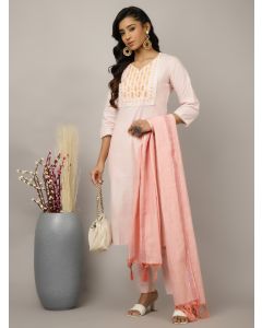 Mirror Work Embroidered Festive Suit Set 
