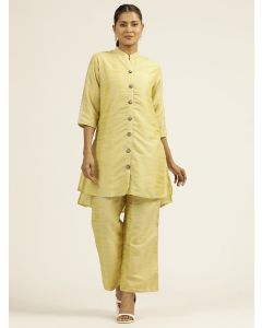 Chanderi Lurex Embroidered Festive Co-ord Set