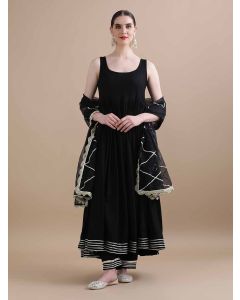 Solid Heavy Anarkali Gotta Patti Kurta Sets With Dupatta HANDN-724